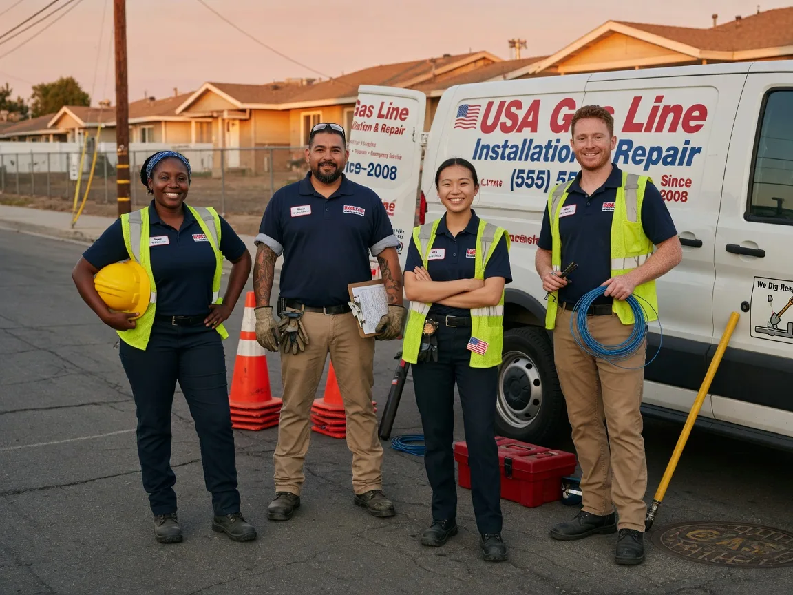 Gas Line Installation company in Hungerford, TX